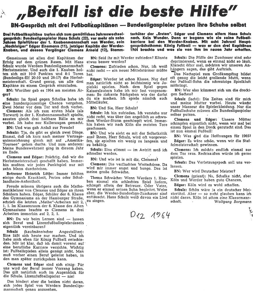 1964 Werder Interview