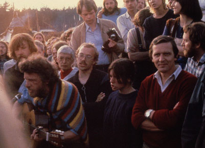 Gerhard Schröder 1980 in Gorleben