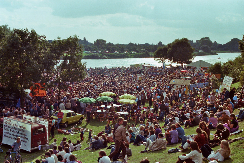 Demo Bremen 1981 Willi Piecyk 3