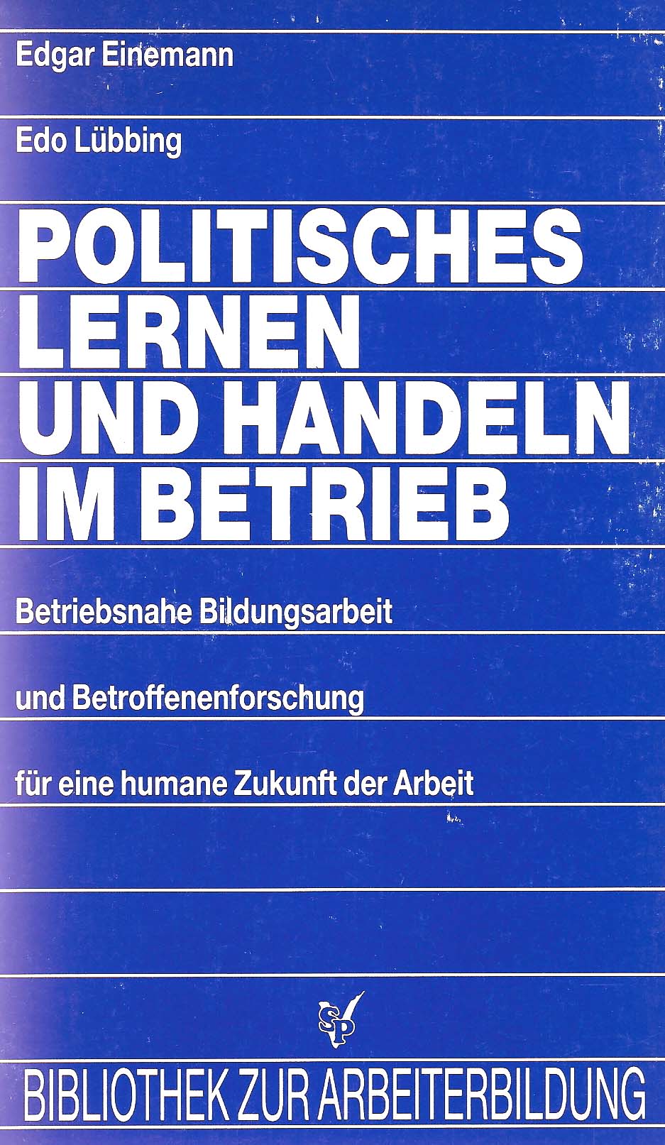 Titelbild Buch Politisches Lernen