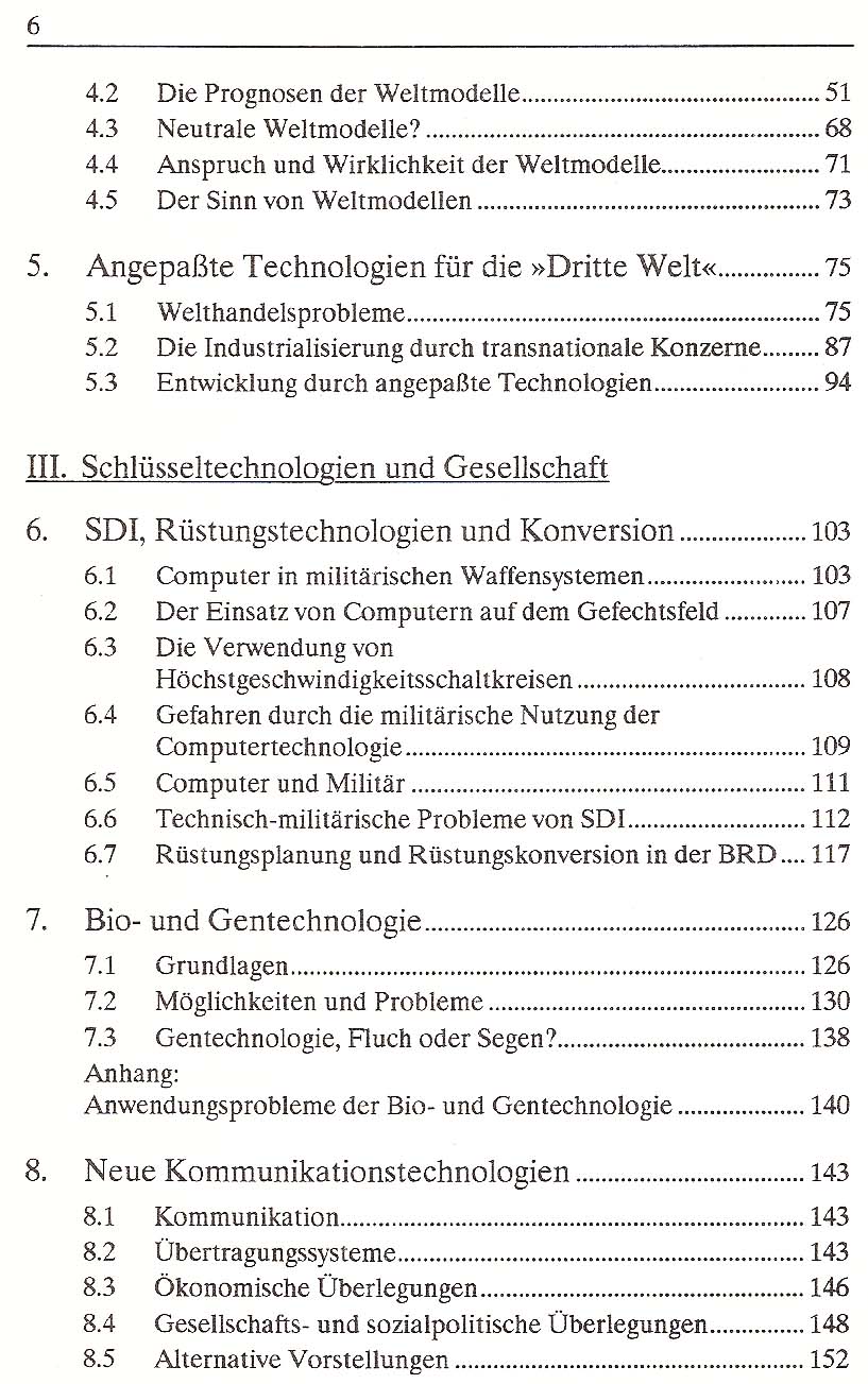 1988 Technologiepolitik Inhalt 2
