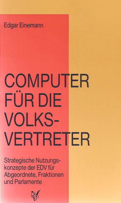 Titelbild des Buches zu Parlamentscomputern