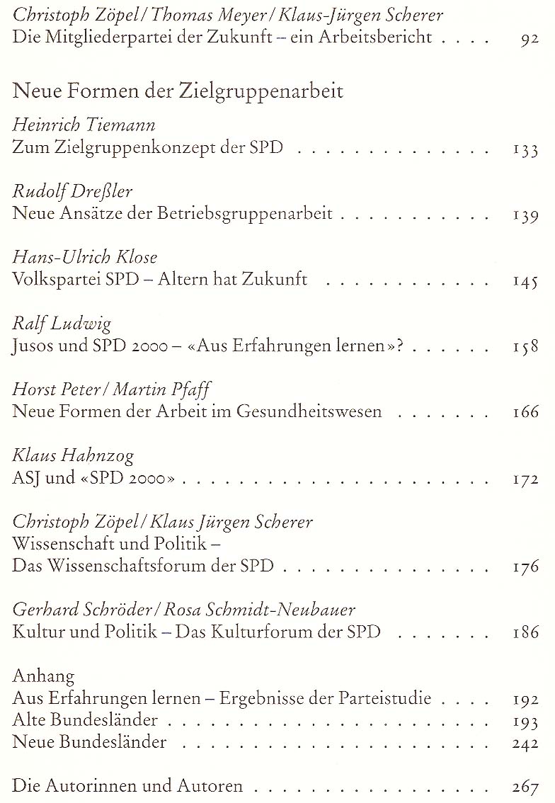 1993 SPD 2000 Inhalt 2