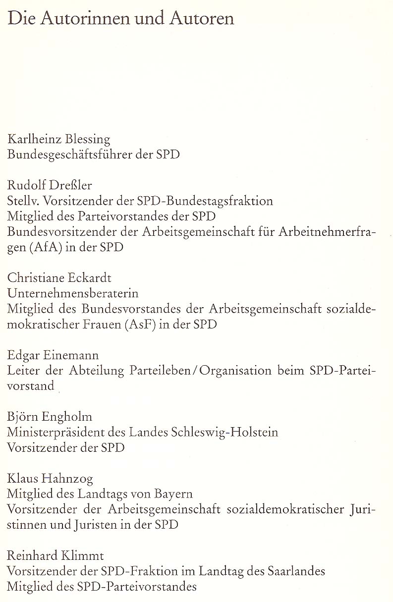 SPD 2000 Autoren 1